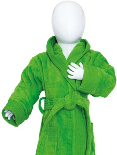 The One Towelling Baby Bathrobe Dětský župan 48.1007 lime