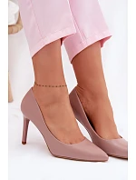 Eko kožené lodičky Sergio Leone 1339 Levandulové