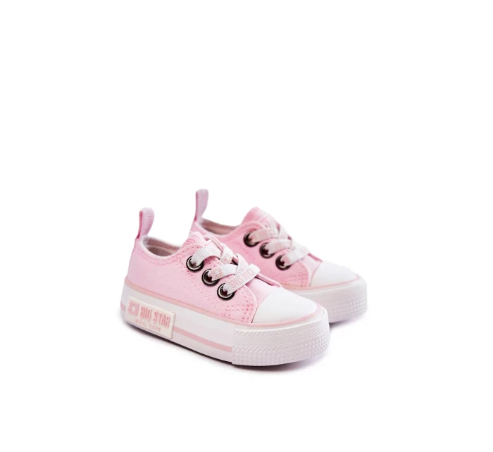 Dětské látkové tenisky BIG STAR KK374052 Růžová Dětské látkové tenisky BIG STAR KK374052 Růžová