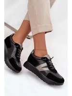 Dámské tenisky na platformě Vinceza – černé Dámské tenisky na platformě Vinceza – černé