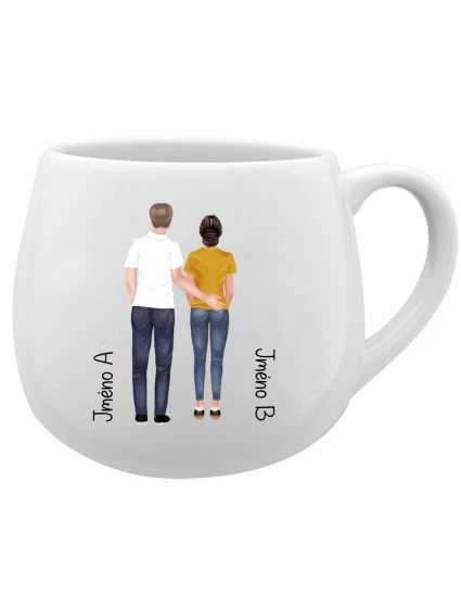 Personalizovaný keramický hrníček s párem 