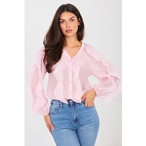 Košile s dlouhým rukávem  model 224145 Factory Price