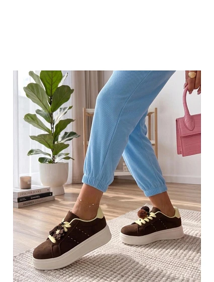 Sportovní boty na platformě model 227728 Solea
