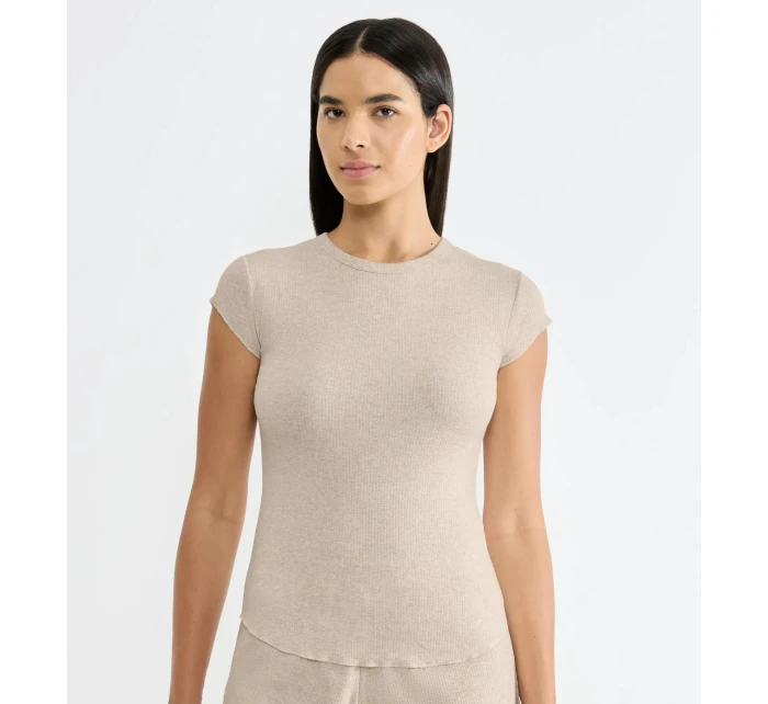 sloggi GO Ribbed T-Shirt - GRAY - SLOGGI GRAY - SLOGGI