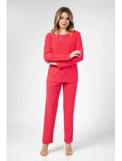 Dámské pyžamo Regina 677 dlouhé/r froté S-XL