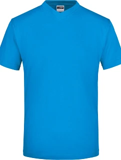 Daiber JN 03 Tričko s výstřihem do V 02.0003 turquoise