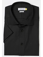 J.Harvest & Frost YB 50 S/S Regular Men Keprová košile s krátkým rukávem 63.5011 black J.Harvest & Frost YB 50 S/S Regular Men Keprová košile s krátkým rukávem 63.5011 black