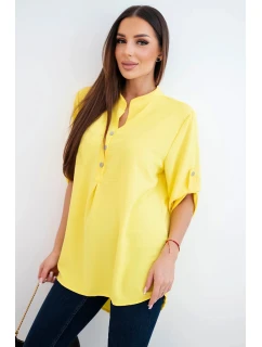 model 21903464 s delším zadním dílem žlutá - K-Fashion