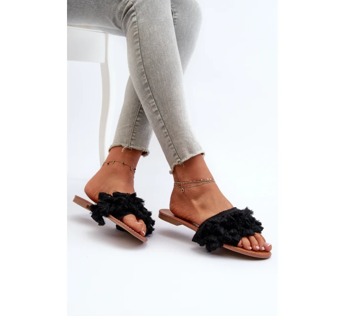 Dámské černé sandály model 21656748 - Boto Dámské černé sandály model 21656748 - Boto