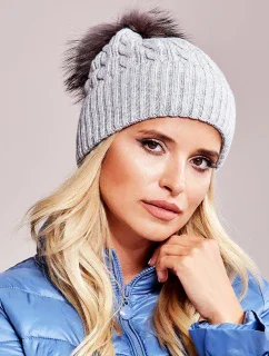 Dámská čepice AT CZ model 14822445 šedá - FPrice