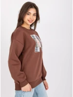 Mikina EM BL model 17195107 tmavě hnědá - FPrice Mikina EM BL model 17195107 tmavě hnědá - FPrice