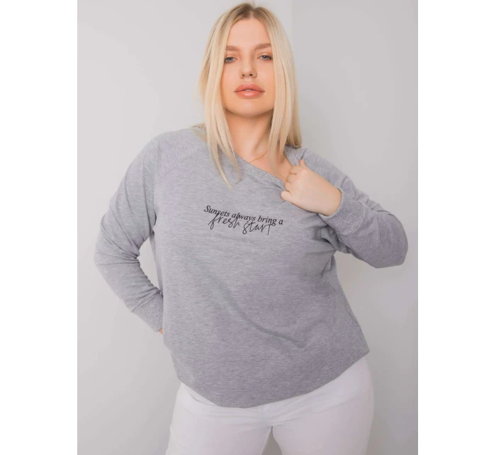 Mikina RV BL 7162.12P šedá