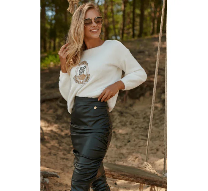 Sukně M767 - Makadamia Sukně M767 - Makadamia