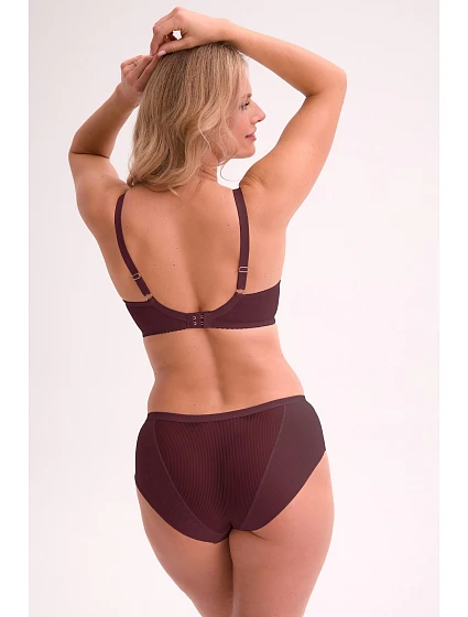 Poloměkká podprsenka Gaia BS 1058 Sonia Wine
