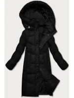 Černá dámská zimní bunda s kontrastní podšívkou model 21248800 - Glakate