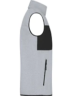 JN Pánská fleecová vesta 02. light melange/black model 22414772 - Daiber JN Pánská fleecová vesta 02. light melange/black model 22414772 - Daiber