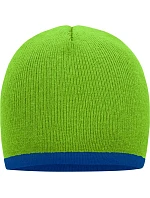 MB Pletená čepice s kontrastním lemem 03. lime model 22496237 - Daiber MB Pletená čepice s kontrastním lemem 03. lime model 22496237 - Daiber