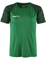 Craft Teamwear Squad Go Contrast Jersey Jr Dětské kontrastní sportovní tričko 82.2727 team green/ivy Craft Teamwear Squad Go Contrast Jersey Jr Dětské kontrastní sportovní tričko 82.2727 team green/ivy