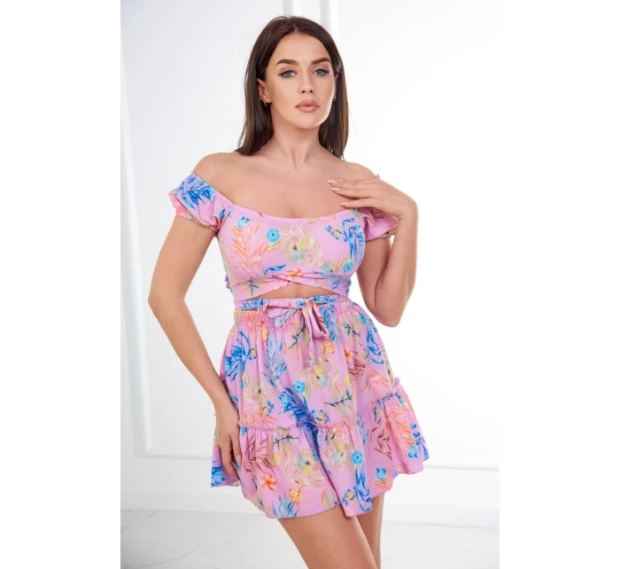 Fialová květinová sada Fialová květinová sada