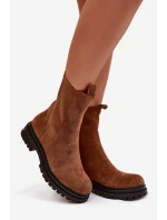 Dámské boty na zip Camel model 21758928 - Boto