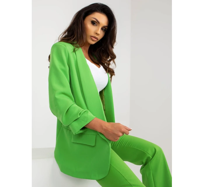 Dámské sako DHJ MA 7684 světle zelené