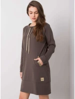 Šaty RV SK 6067.15X tmavá khaki Šaty RV SK 6067.15X tmavá khaki