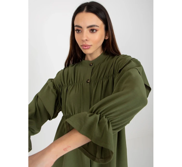 Dámská košile TW KS BI 2021745.13X khaki - FPrice