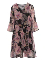 S214 Šifonové šaty se spadlým pasem - model 3