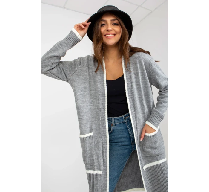 Svetr na zapínání model 170765 Rue Paris Svetr na zapínání model 170765 Rue Paris