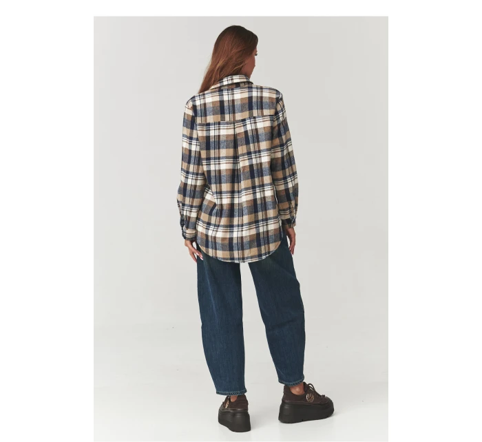 Košile s dlouhým rukávem  model 219732 Makadamia