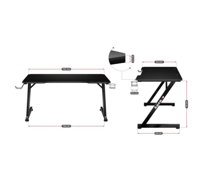 Herní stůl model 21326114 - Huzaro Herní stůl model 21326114 - Huzaro