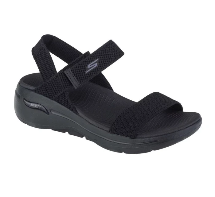 Sandály Skechers Go Walk Arch Fit - Polished 140264-BBK Black 39