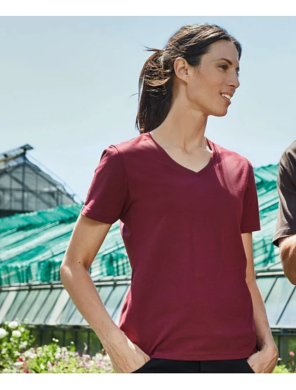 JN Dámské pracovní tričko z bio bavlny Solid 02. grey heather model 22532047 - Daiber