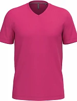 Kariban K 357 Pánské tričko s výstřihem do V 20.K357 fuchsia