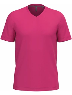 K 357 Pánské tričko s výstřihem do V model 22507667 fuchsia - Kariban