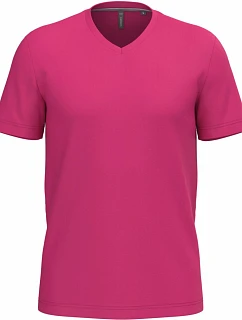 K 357 Pánské tričko s výstřihem do V model 22507667 fuchsia - Kariban