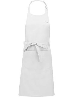 Kariban K 885 Zástěra s laclem 20.K885 white