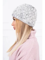 Čepice model 21798539 světle šedá - K-Fashion