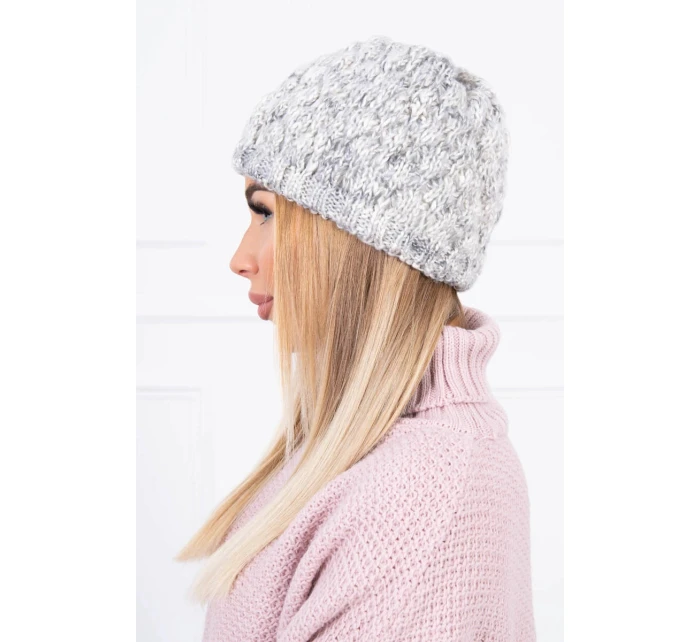Čepice model 21798539 světle šedá - K-Fashion