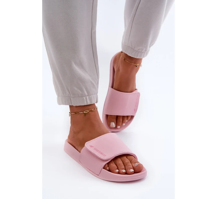 Dámské Žabky model 21666180 Růžové - 4F Dámské Žabky model 21666180 Růžové - 4F