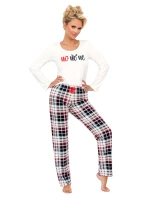Pyžamo Ho Ho Long Ecru - Donna Pyžamo Ho Ho Long Ecru - Donna