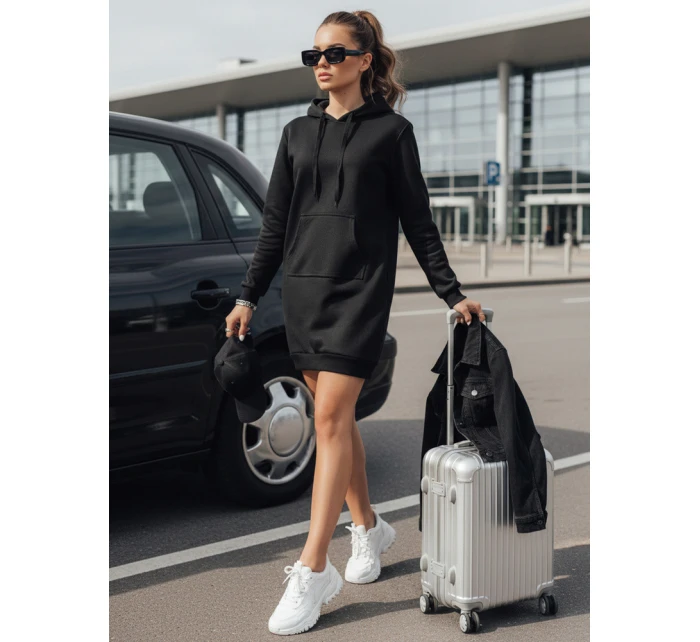 Dámská dlouhá mikina oversize černá Dstreet model 21964012 - FashionStreet