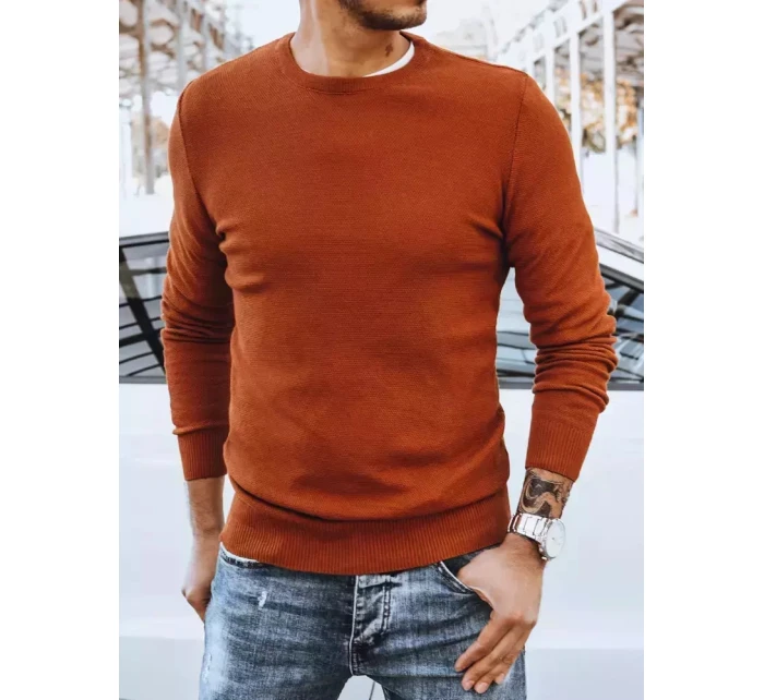 Pánský klasický červený svetr FashionStreet WX1936