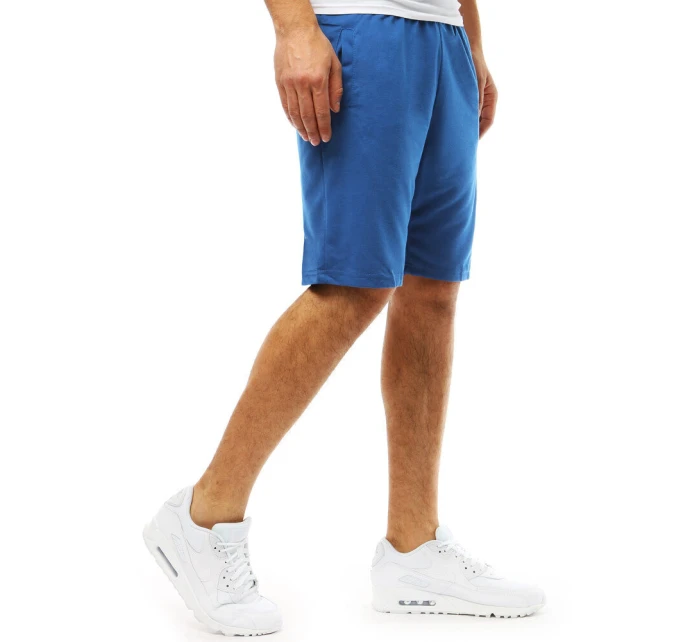 Pánské krátké teplákové šortky modré FashionStreet SX2391 Pánské krátké teplákové šortky modré FashionStreet SX2391