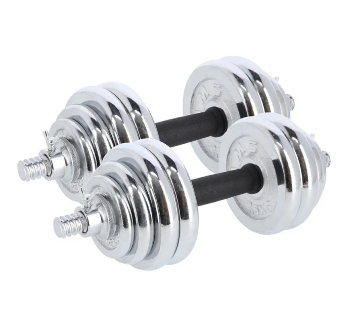 Činky a popruhy v kufříku 2 v 1 SGP30 HMS 2x15 kg