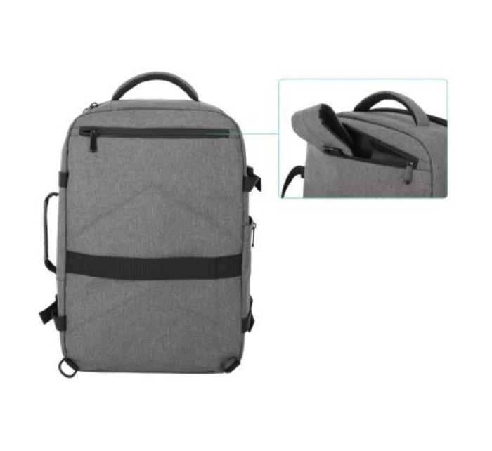 Manhattan 440370 43,9 cm (17,3") brašna na notebook Batoh Grey