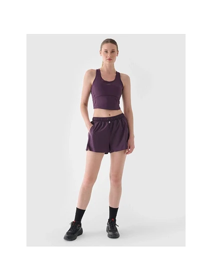 Dámské rychleschnoucí běžecké šortky model 21907426 dámské - 4F Dámské rychleschnoucí běžecké šortky model 21907426 dámské - 4F