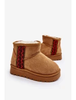 Dětské zateplené sněhule Camel Leonora Dětské zateplené sněhule Camel Leonora