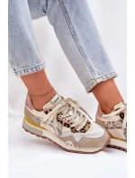 Tenisky Sportovní Boty Dámské D.Franklin DFSH378006 Zlaté