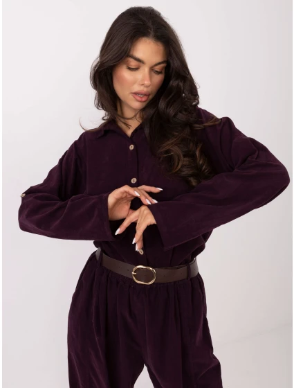 Koszula IT KS model 21749861 ciemny fioletowy - FPrice